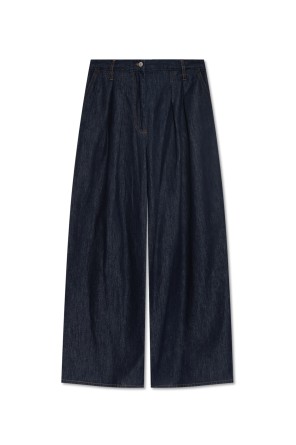 Jeans mit weiten Beinen